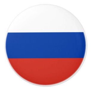 Russland-Flagge Keramikknauf