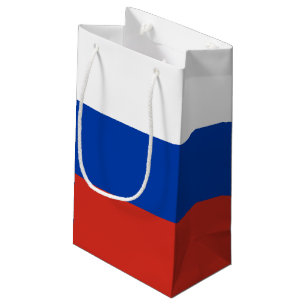 Russland-Flagge Kleine Geschenktüte