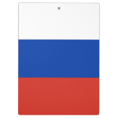 Russland-Flagge Klemmbrett (Rückseite)