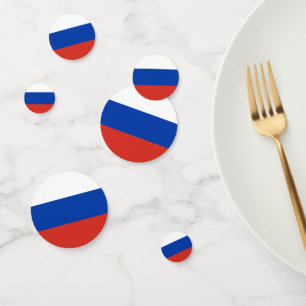 Russland-Flagge Konfetti