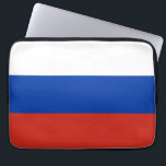 Russland-Flagge Laptopschutzhülle<br><div class="desc">Ein ideales Geschenk für alle, die Patrioten ihres Landes sind!</div>