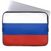 Russland-Flagge Laptopschutzhülle (Vorderseite)
