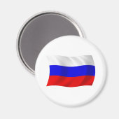 Russland Flagge Magnet (Vorderseite/Rückseite)
