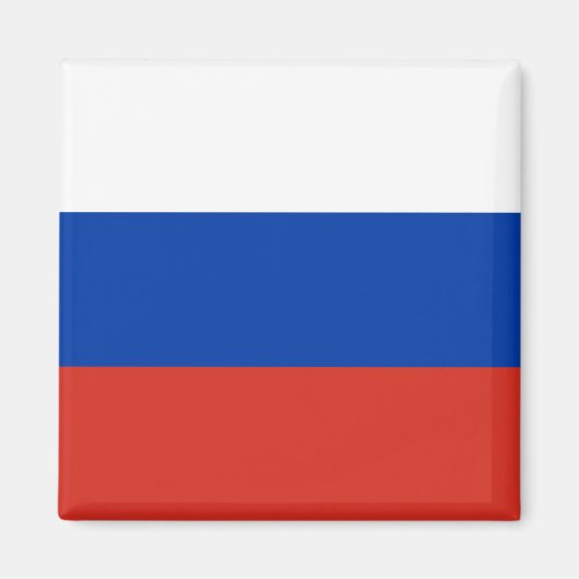 Russland-Flagge Magnet (Vorne)