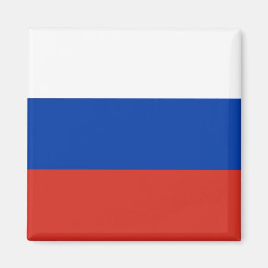 Russland-Flagge Magnet (Vorne)