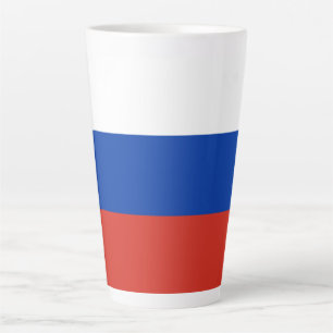 Russland-Flagge Milchtasse