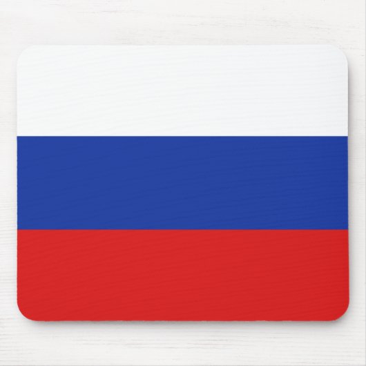 Russland-Flagge Mousepad (Vorne)