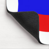 Russland-Flagge Mousepad (Ecke)