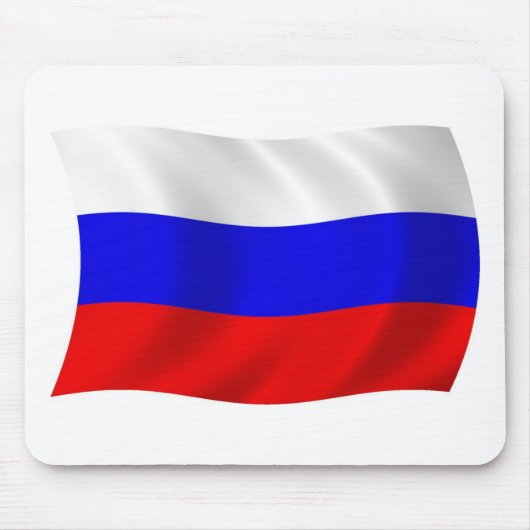 Russland-Flagge Mousepad (Vorne)