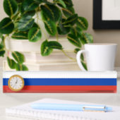 Russland-Flagge Namensplakette