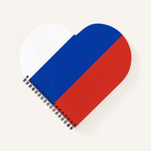 Russland-Flagge Notizblock (Vorderseite)