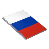 Russland-Flagge Notizblock (Rechte Seite)