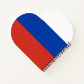 Russland-Flagge Notizblock (Rückseite)