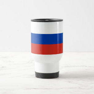 Russland-Flagge Reisebecher