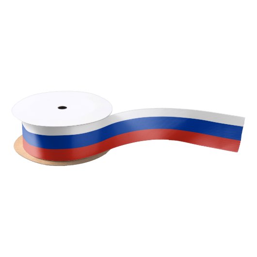 Russland-Flagge Satinband (Spule)