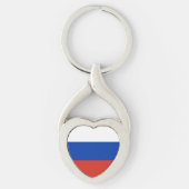 Russland-Flagge Schlüsselanhänger (Vorderseite)