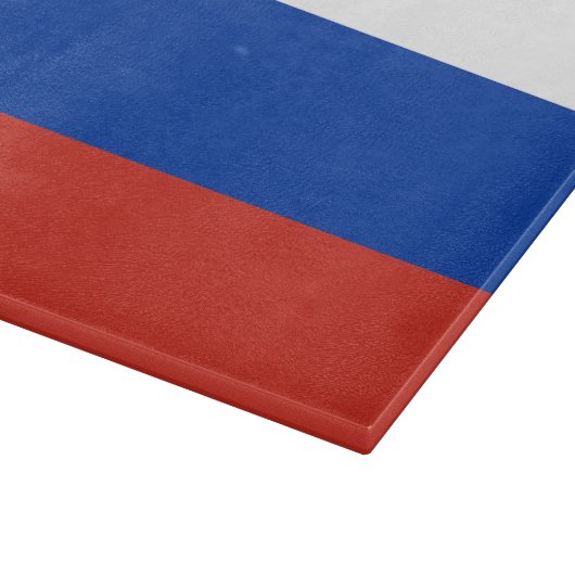 Russland-Flagge Schneidebrett (Ecke)