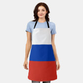 Russland-Flagge Schürze (Getragen)