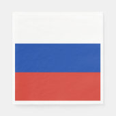 Russland-Flagge Serviette (Vorderseite)