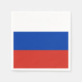 Russland-Flagge Serviette (Vorderseite)