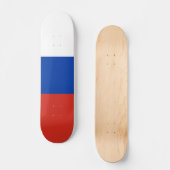 Russland-Flagge Skateboard (Vorderseite)