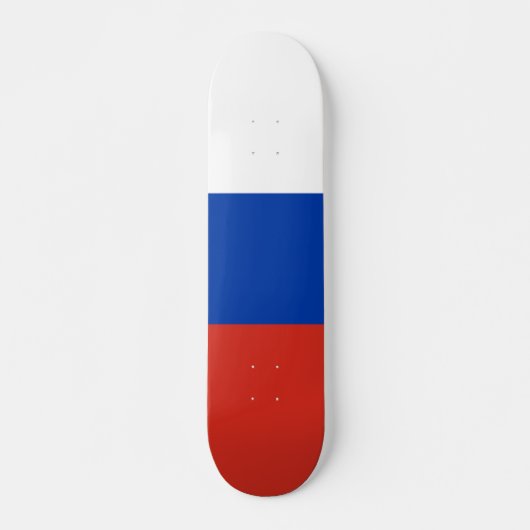 Russland-Flagge Skateboard (Vorne)