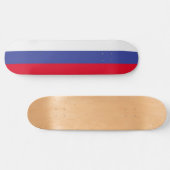 Russland-Flagge Skateboard (Horizontal)