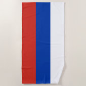 Russland-Flagge Strandtuch (Vorderseite)