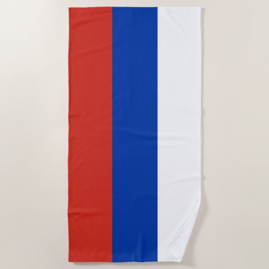 Russland-Flagge Strandtuch (Vorderseite)