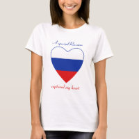 Russland-Flagge Sweetheart-T - Shirt