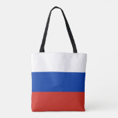 Russland-Flagge Tasche (Rückseite)