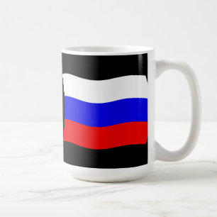 Russland-Flagge-Tasse Kaffeetasse