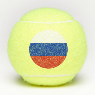 Russland-Flagge Tennisbälle