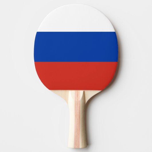 Russland-Flagge Tischtennis Schläger (Vorderseite)