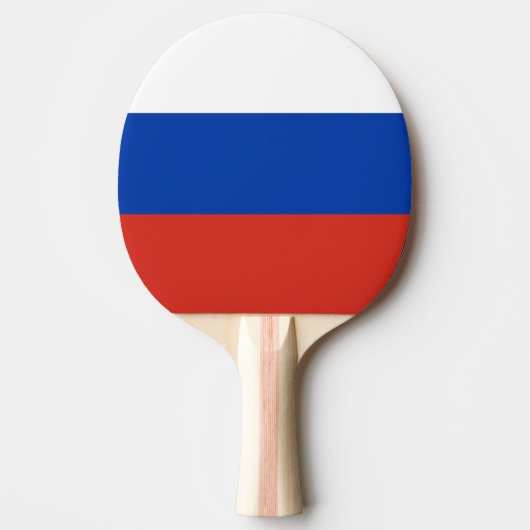 Russland-Flagge Tischtennis Schläger (Vorderseite)