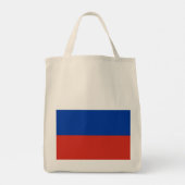 Russland-Flagge Tragetasche (Rückseite)