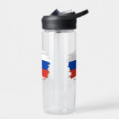 Russland-Flagge Trinkflasche (Links)