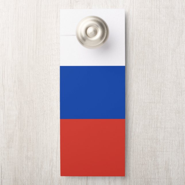 Russland-Flagge Türanhänger (Auf Knauf)