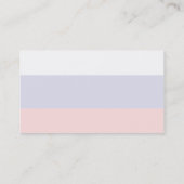 Russland-Flagge Visitenkarte (Rückseite)