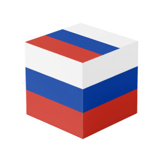 Russland-Flagge Würfel