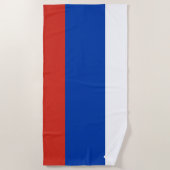 Russland-Flaggen-russisches patriotisches Strandtuch (Vorderseite)