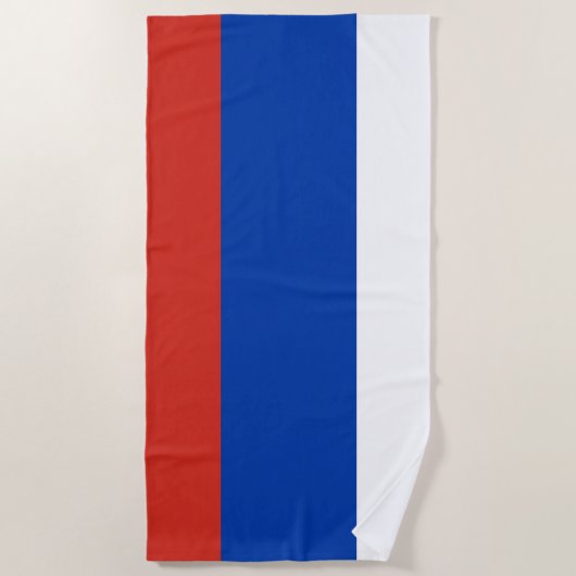 Russland-Flaggen-russisches patriotisches Strandtuch (Vorderseite)