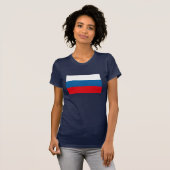 Russland-Flaggen-T - Shirt (Vorne ganz)