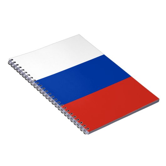Russland-Flaggennotbuch Notizblock (Rechte Seite)
