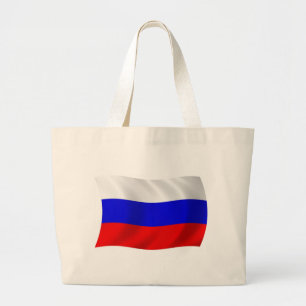 Russland Flaggentasche Jumbo Stoffbeutel