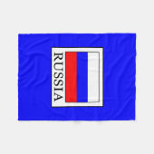 Russland Fleecedecke (Vorderseite (Horizontal))