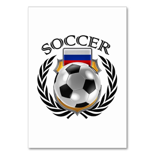 Russland Fußball 2016 Fangerät Tischnummer (Rückseite)