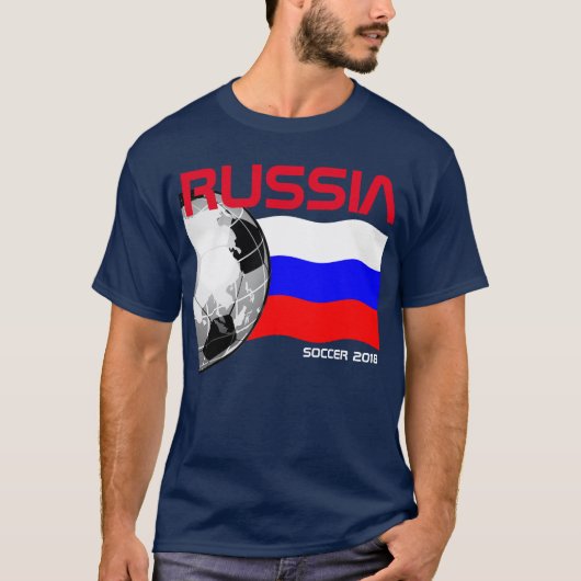 Russland Fußball-T - Shirt (Vorderseite)