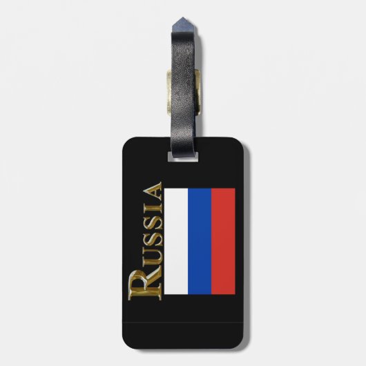 RUSSLAND GEPÄCKANHÄNGER (Rückseite vertikal)