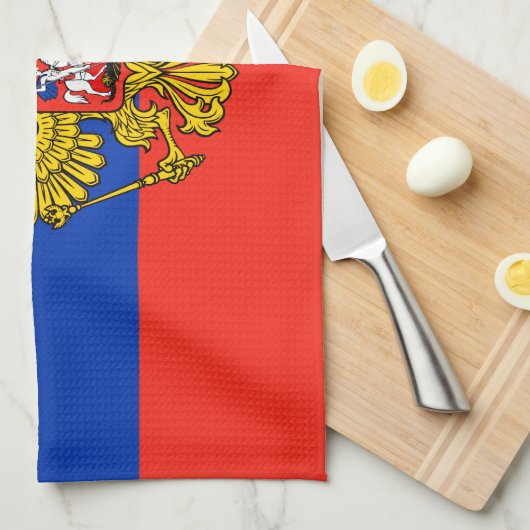 Russland Geschirrtuch (Viertel Falte)